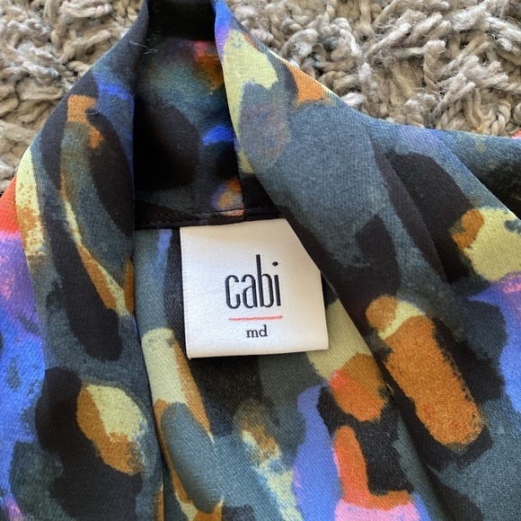 CAbi 3077 Flaunt Wrap Sleeveless Tank Blouse Size Medium - Picture 5 of 11